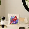 Diamond Painting Cardinal and Flower PU Storage Bag Coin Purse