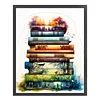 (Stamped/Counted) Stack Of Books-11CT Cross Stitch 60*70cm/23.62*27.56in(Big Size)