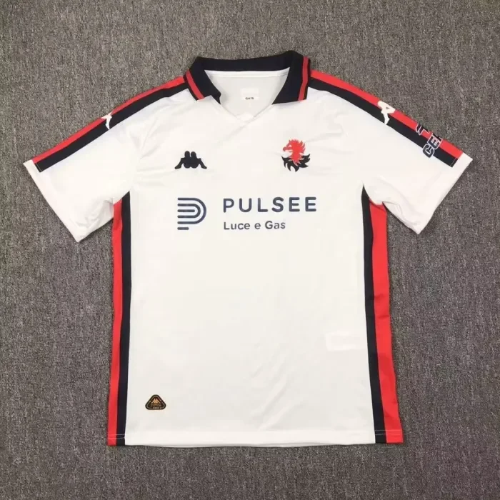 Fan Version 2024-2025 Genoa Away (Advertisement Version) Soccer Jersey