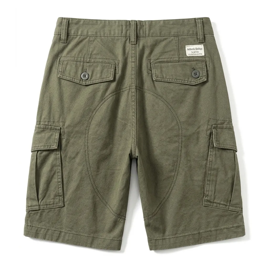 Men's Cotton Cargo Shorts Utility Style With Multiple Pockets And Durable Fabric-INSPIREUSE