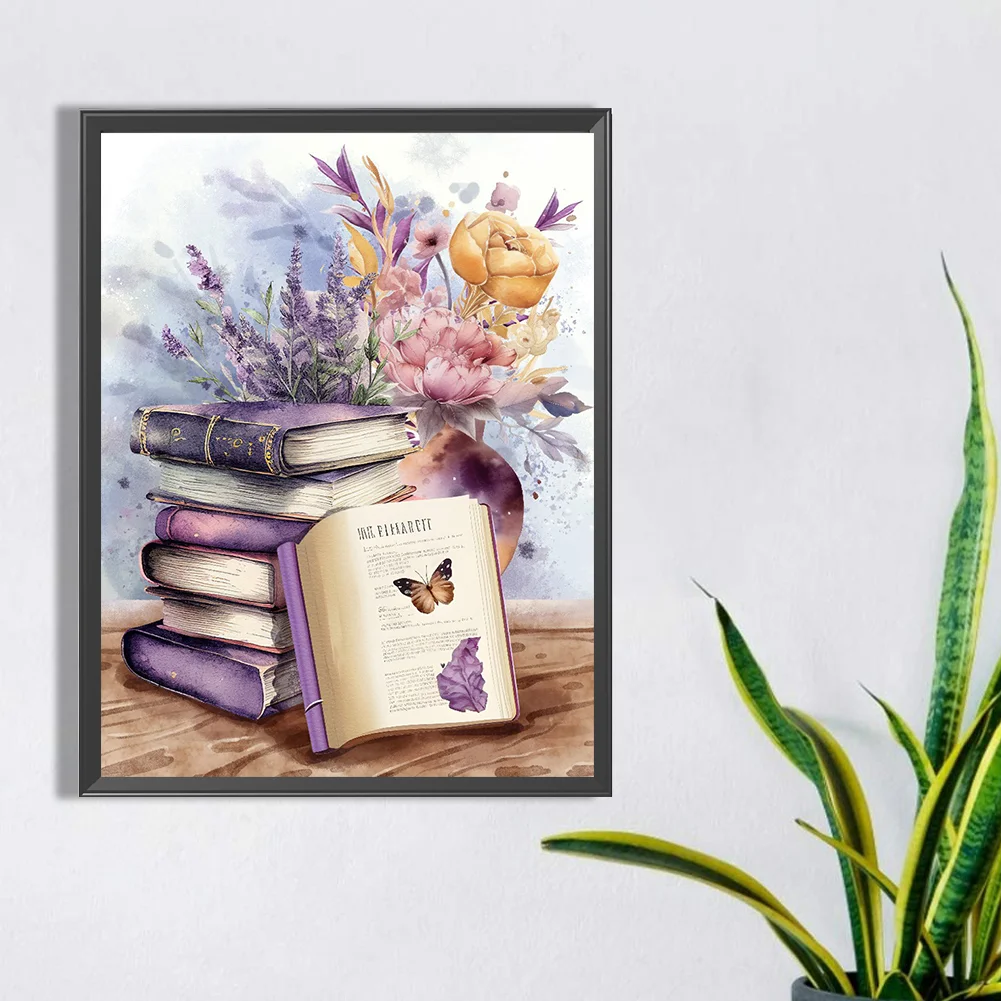 Diamond Painting - Full Round Drill - Lavender(30*40cm)