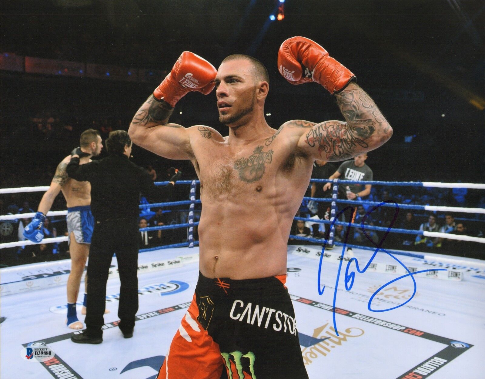 Joe Schilling Signed 11x14 Photo Poster painting BAS Beckett COA Bellator Kickboxing Autograph 0