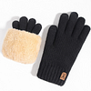 Cozy Winter Gloves With Fuzzy Cuff by Inlyline