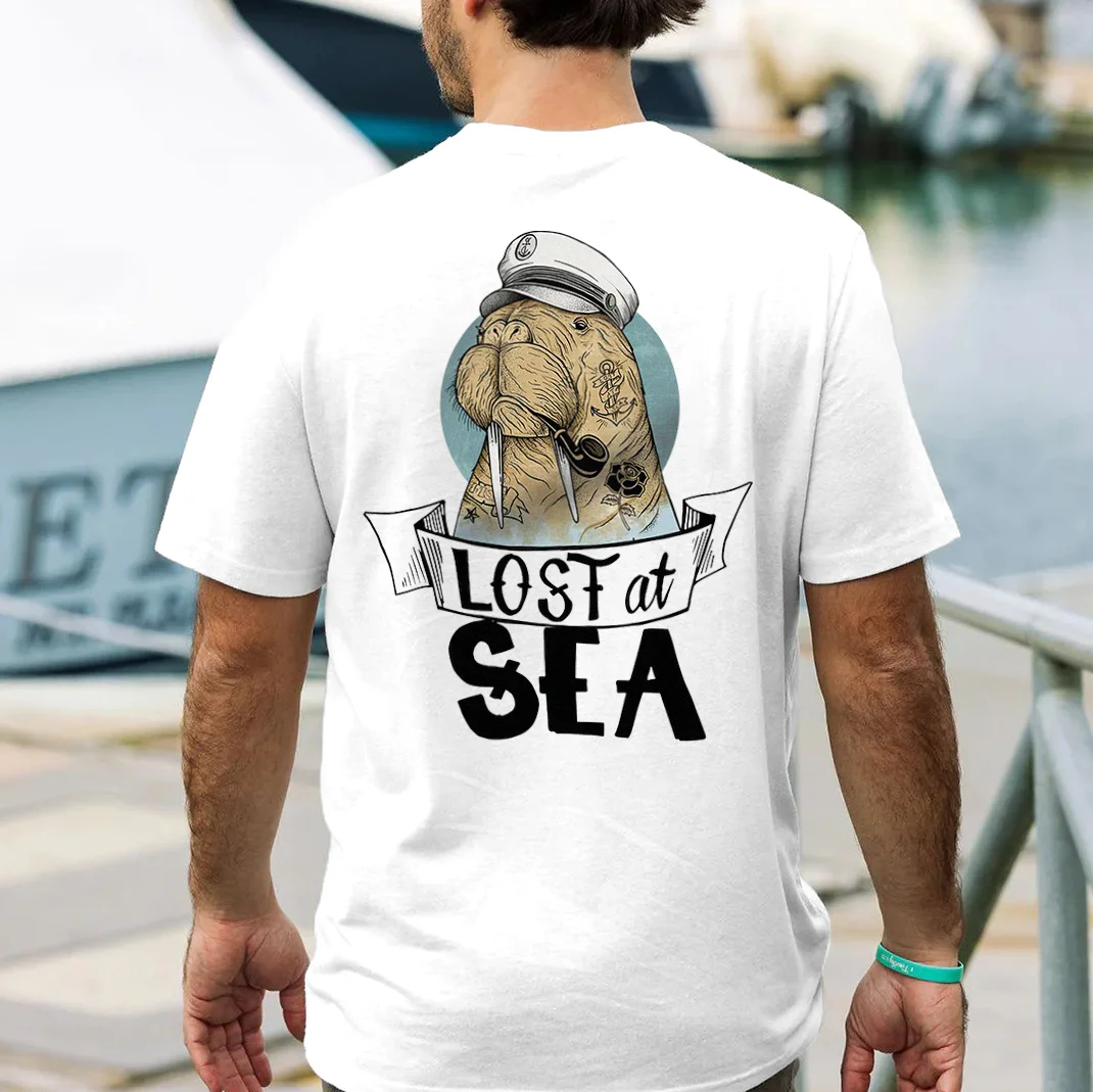 Lost At Sea Printed Men's T-shirt