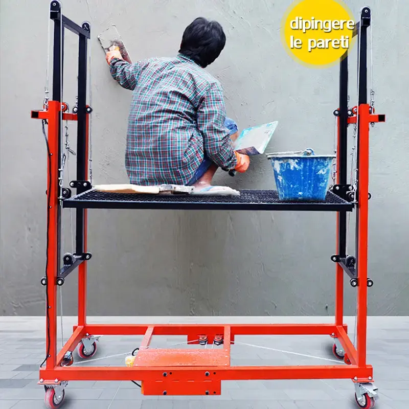 🔥Today's Specials🎉Foldable Electric Scaffolding Lift Platform for Home Use (500kg Load)