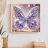 Purple Butterfly-Special Shaped Diamond Painting