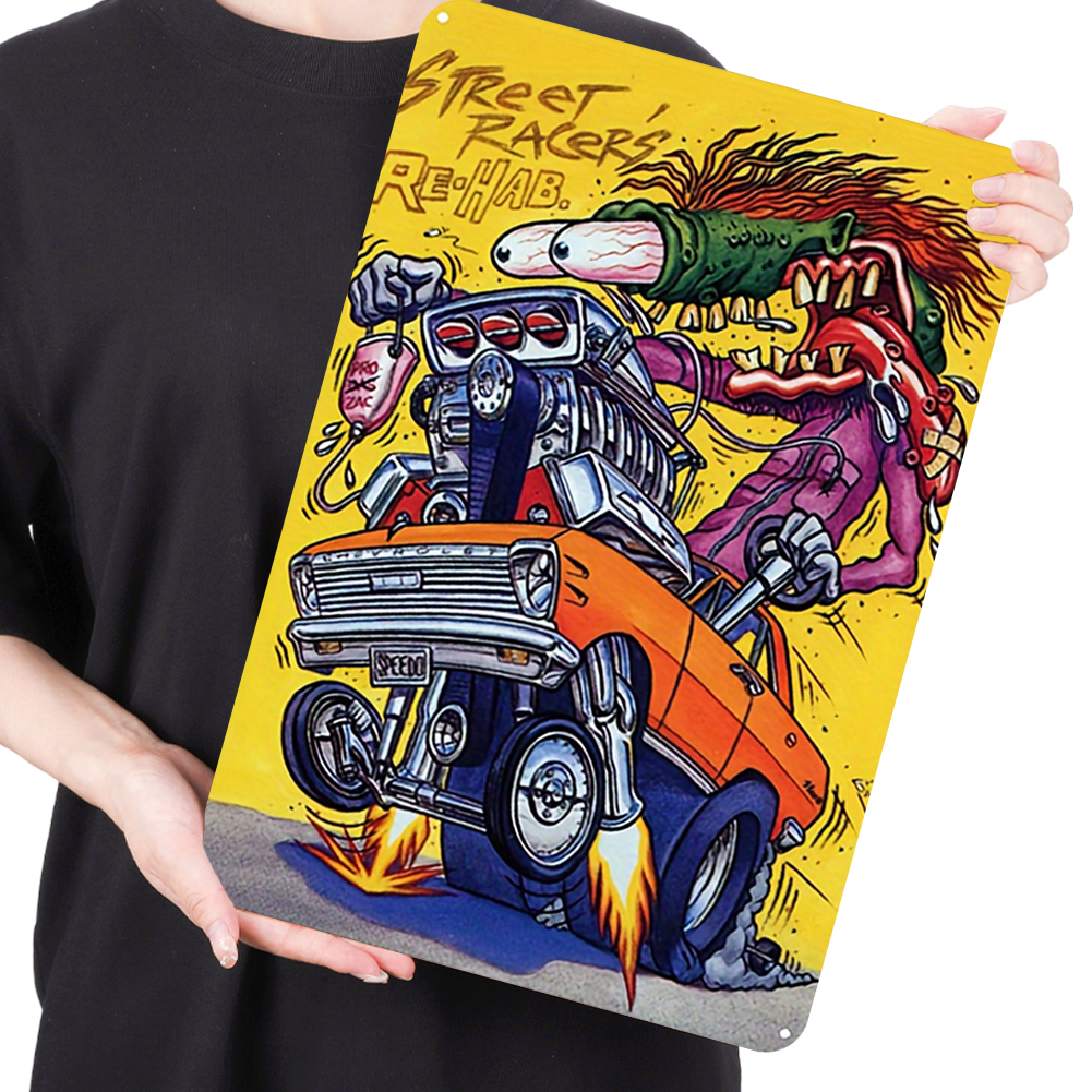 Rat Fink - Metal Tin Signs(8*12Inch/12*16Inch)