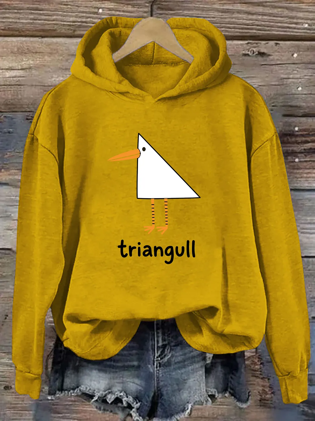 Funny Triangull Triangle Seagull Hoodie