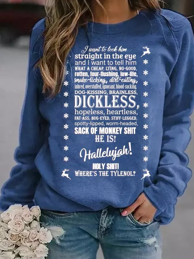 Christmas Rant Casual Sweatshirt