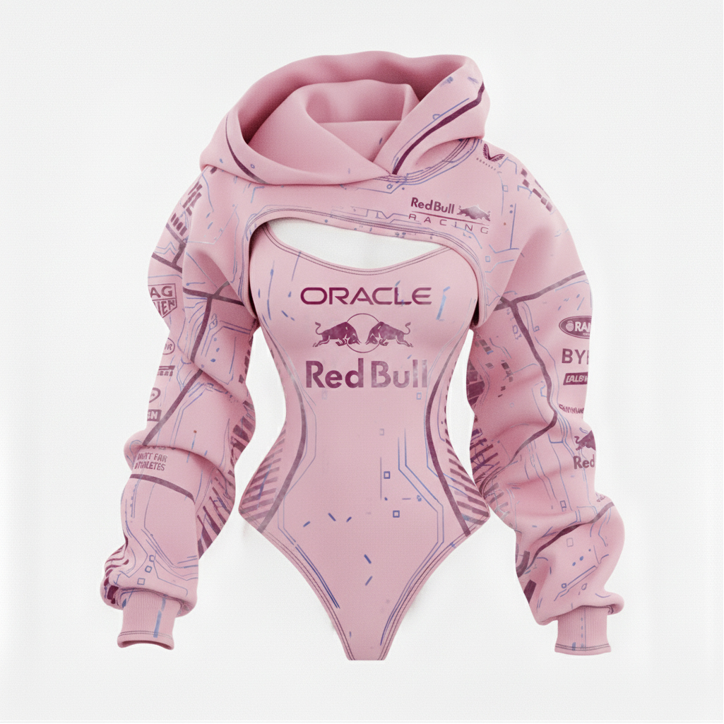 2026 New Women's Racing Team Logo Digital Print Irregular Cut Suit