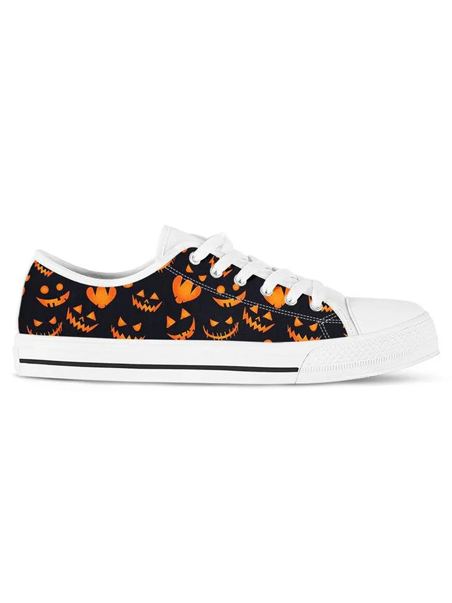 Color Block Street All Season Printing Flat Heel Canvas Plus Size Canvas EVA Sneakers for Women