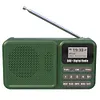 Portable DAB+ Digital Radio Bluetooth-Compatible Solar/Rechargable FM Radio