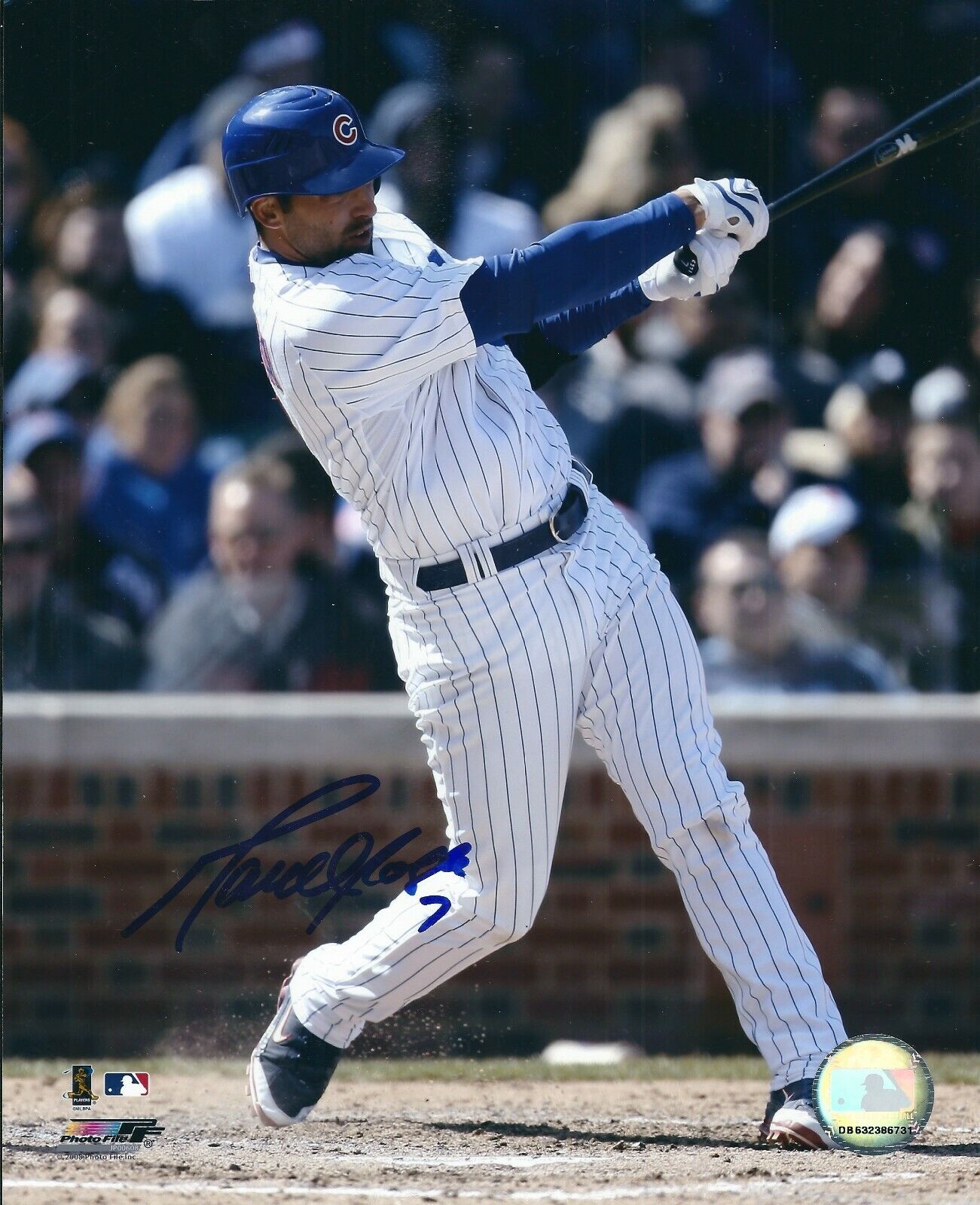 Signed 8x10 MARK DEROSA Chicago Cubs Autographed Photo Poster painting- COA