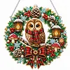 DIY Diamond Painting Xmas Hanging Ornament Pendant Acrylic Double Sided Print Decor Kit