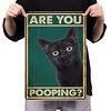 Are You Pooping Cat - Vintage Metal Signs(12*16Inch) - Cat