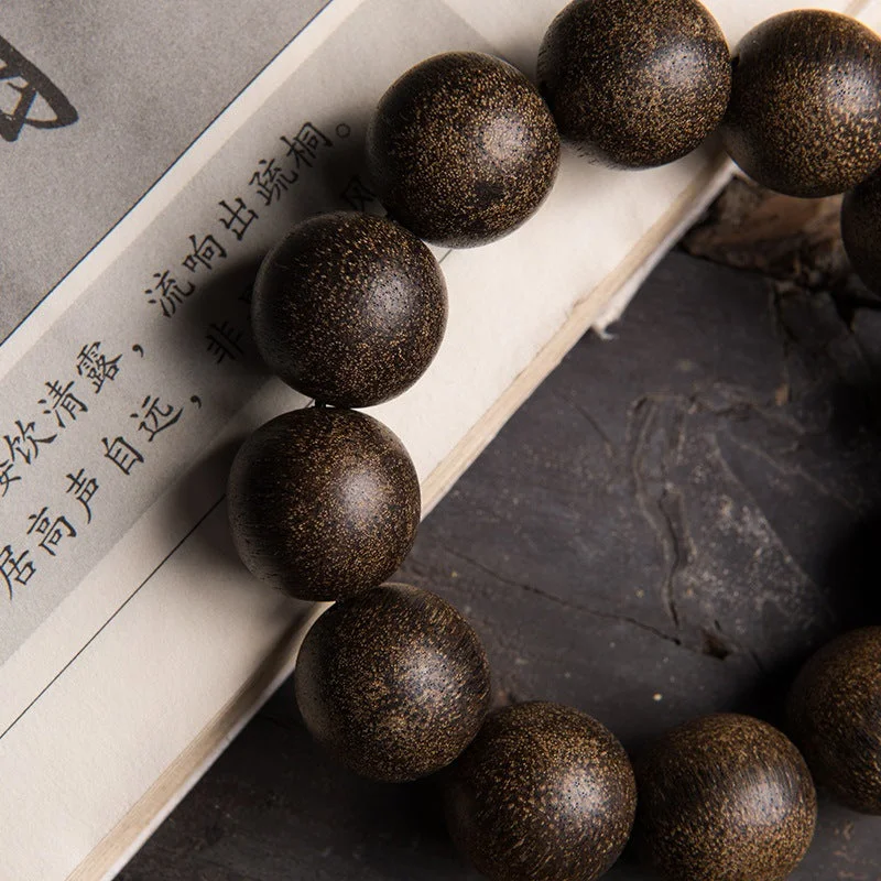 Vietnam Nha Trang Ant Agarwood Rosary Bracelet