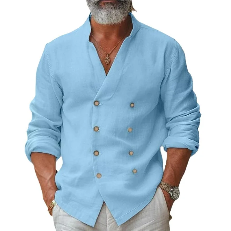 Men's Linen Shirt-inspireuse