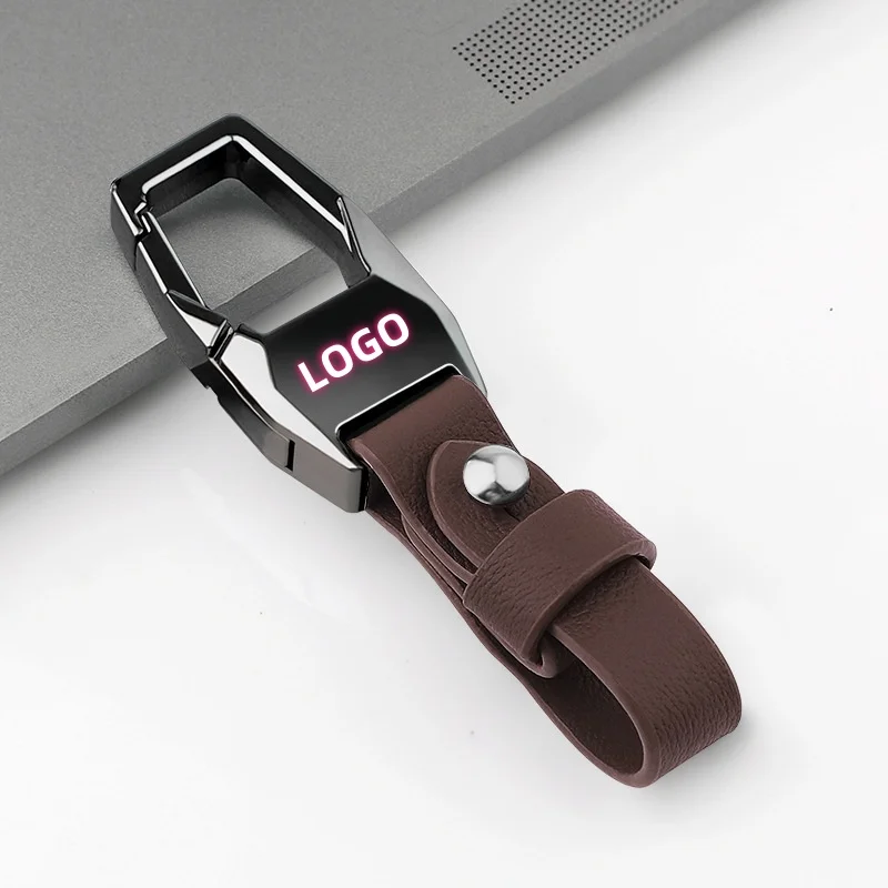 🔥Hot sale🔥🚕Car zinc alloy leather keychain