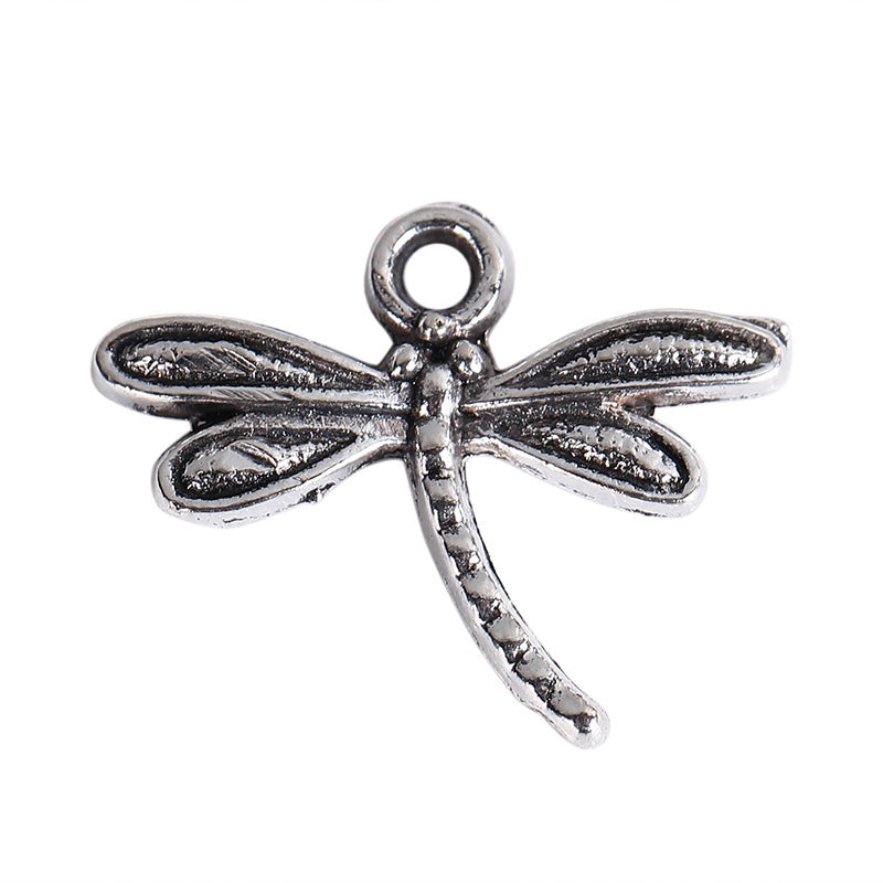 50 PCS/Package 17 * 16mm 20*16mm 21*20mm Alloy Dragonfly Pendant Jewelry Accessories