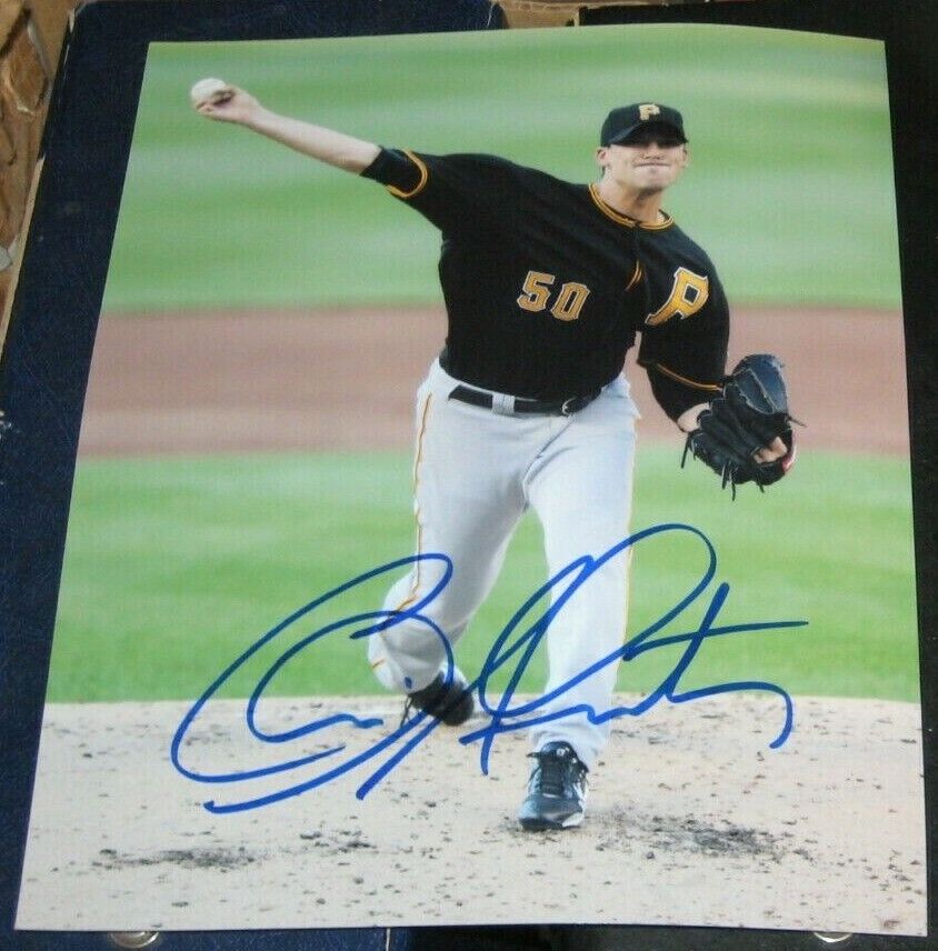 Charlie Morton Pittsburgh Pirates SIGNED AUTOGRAPHED 8x10 Photo Poster painting COA Baseball MLB