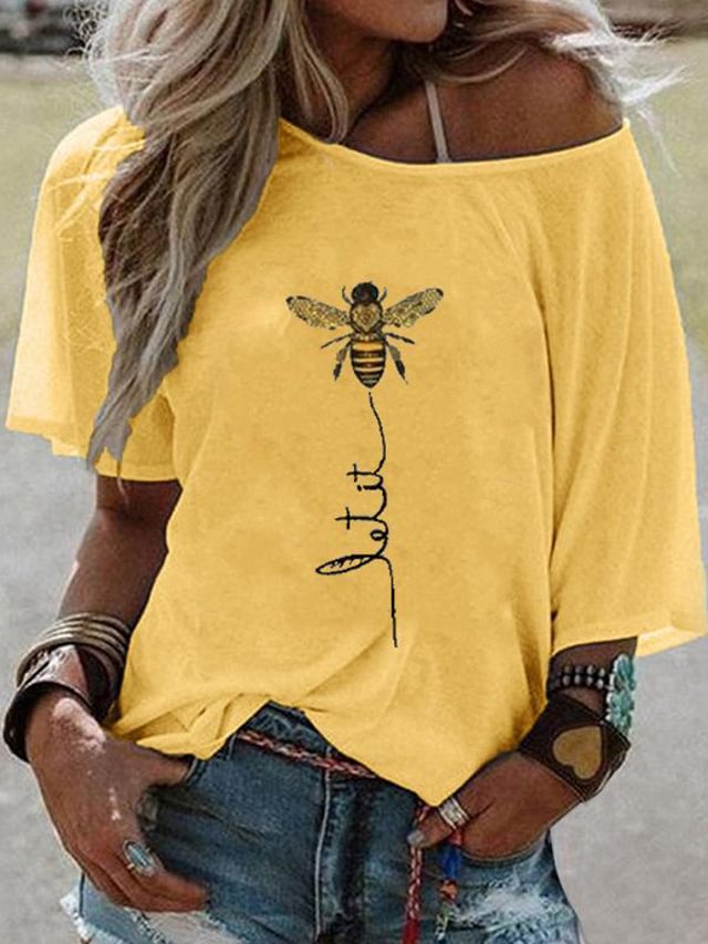 Women's Bee Printed Blouse | EGEMISS
