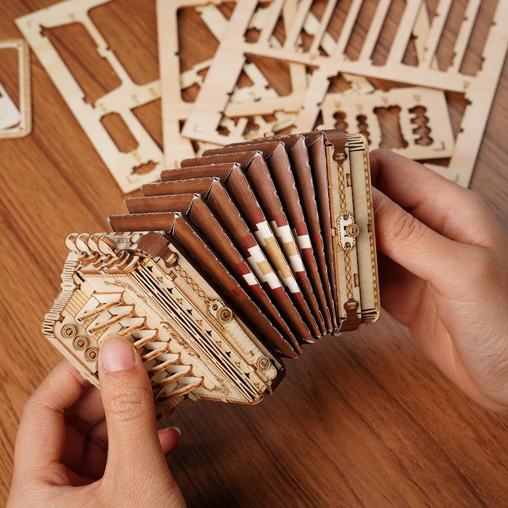 Rolife Modern 3D Wooden Puzzle - Musical Instrument (4 Kits)
