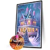 Diamond Painting-DIY Full Round Drill Snow Castle(40*60CM)