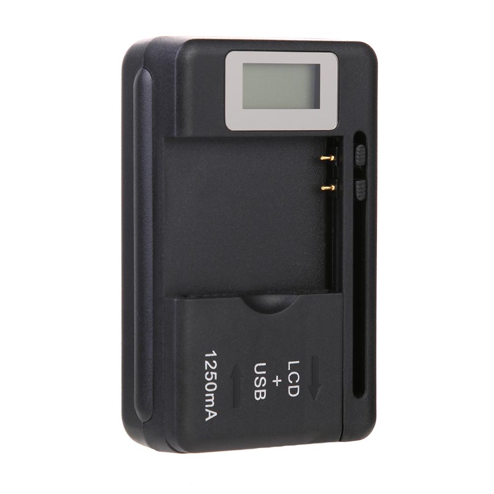 

Universal Battery Charger LCD Indicator Screen Cell Phone USB-Port Charger, 501 Original