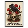 (Counted/Stamped) 11CT/14CT Crow And Skull-Cross Stitch 35*51cm/13.78*20.08in