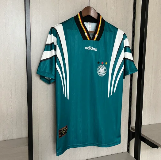 Retro 1996 Germany Away Football T-Shirt Thai Quality