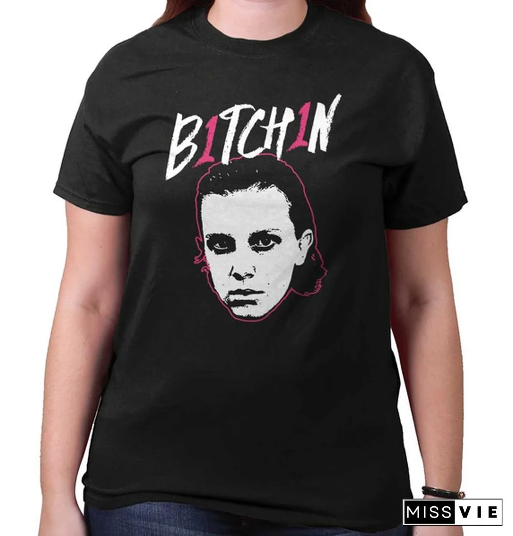 Bitchin Eleven Stranger Cool Things Gift Demigorgon Funny Gym T-Shirt Tee