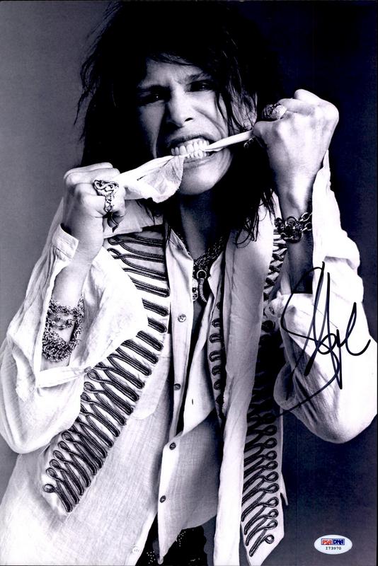 Steven Tyler Aerosmith Authentic signed 10x15 Photo Poster painting W/ PSA Certificate 2616P23