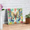 Kits d&rsquo;art color&eacute;s en diamant papillon avec cadre pour adultes, d&eacute;coration int&eacute;rieure 25 cm