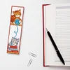 Cat DIY Bookmark Embroidery Ecological Cotton 14CT Counted Cross Stitch Set