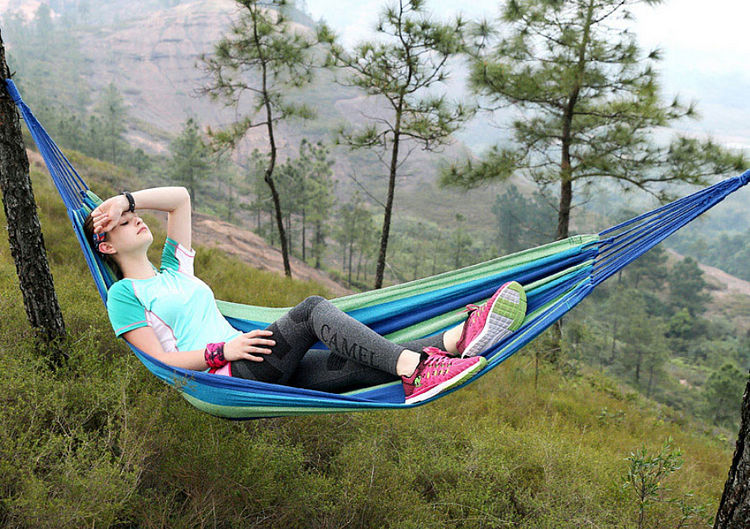 Canvas Hammock-Portable Travel Camping Swing Lazy Chair