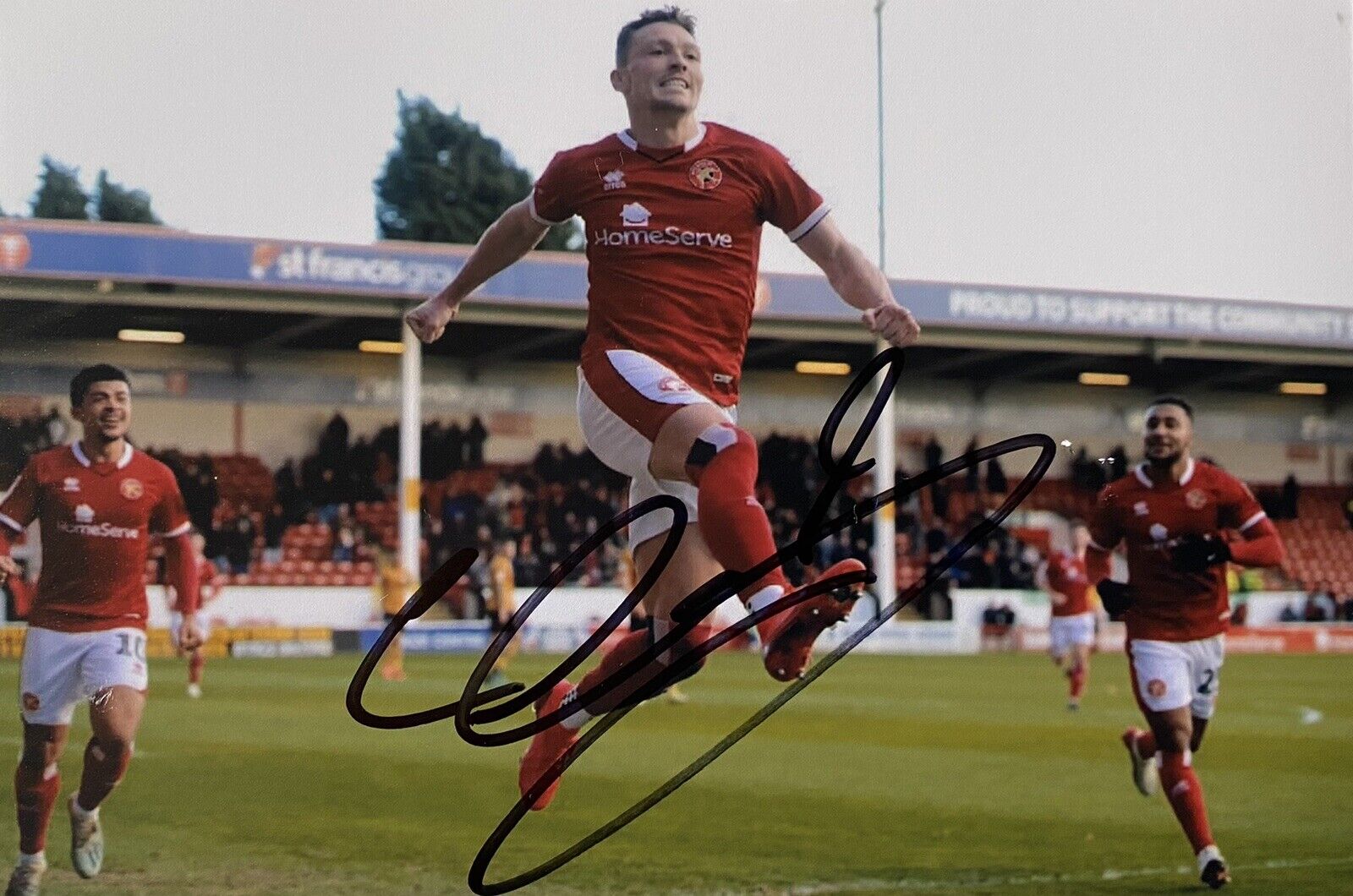 Caolan Lavery Genuine Hand Signed Walsall 6X4 Photo Poster painting 3