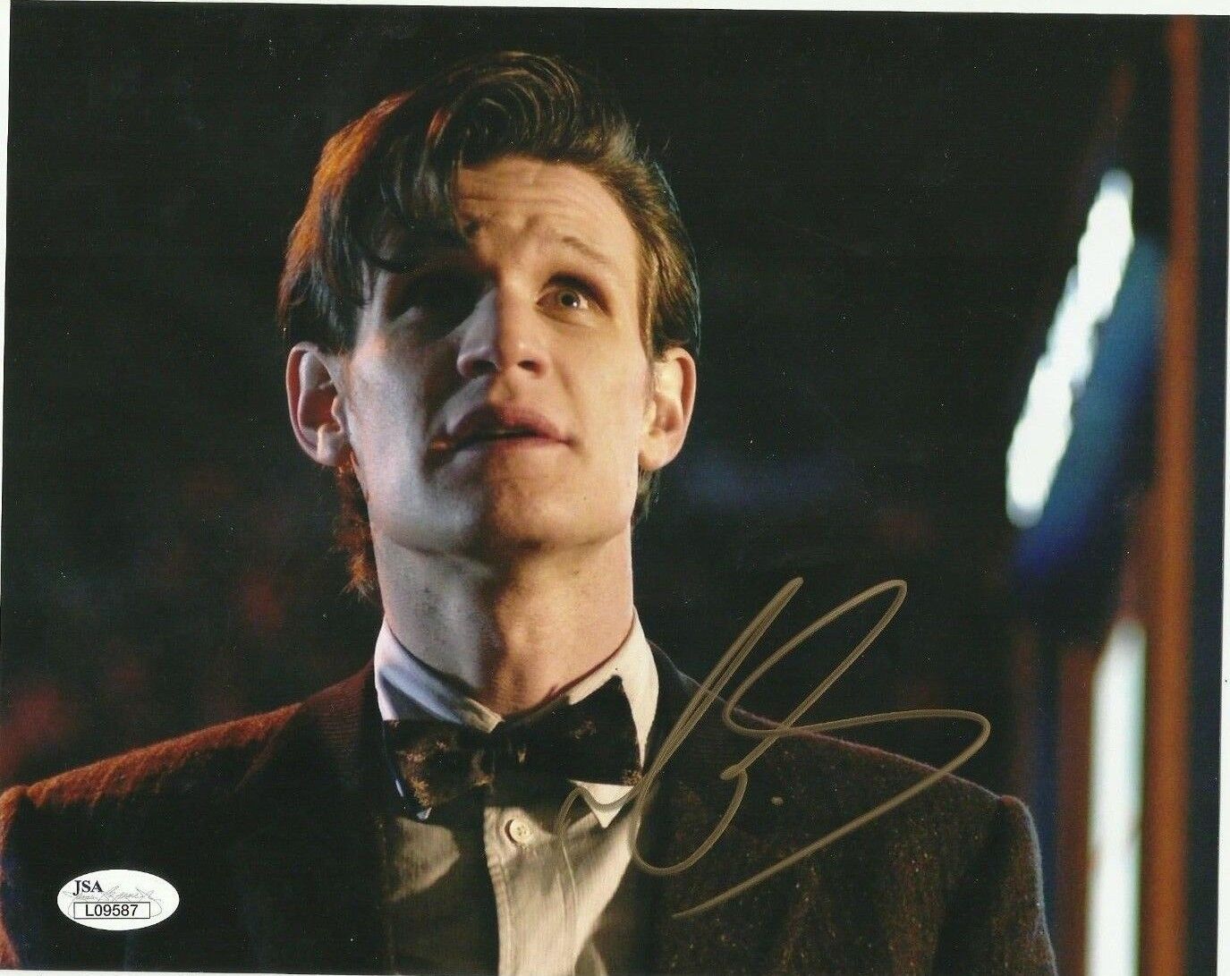 Doctor Who MATT SMITH Signed 8x10 JSA L09587