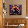 Spider Man Wall - 11CT Stamped Cross Stitch 50*45cm
