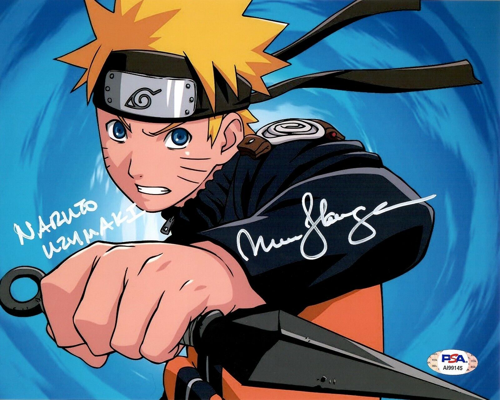 Maile Flanagan Naruto autographed inscribed 8x10 Photo Poster painting PSA COA Naruto Shippuden