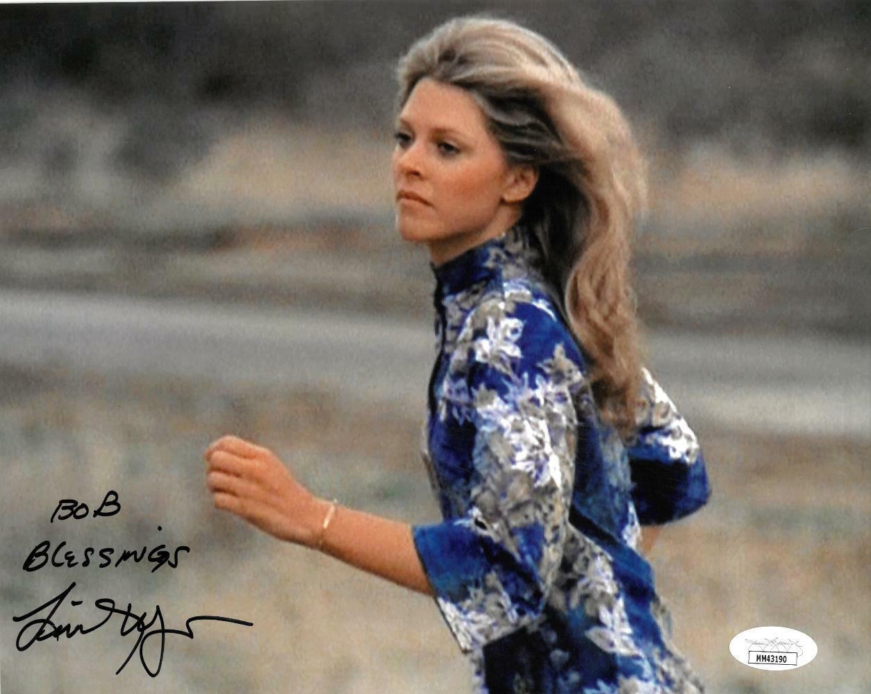 Lindsay Wagner Signed Bionic Woman Authentic Autographed 8x10 Photo Poster painting JSA #MM43190