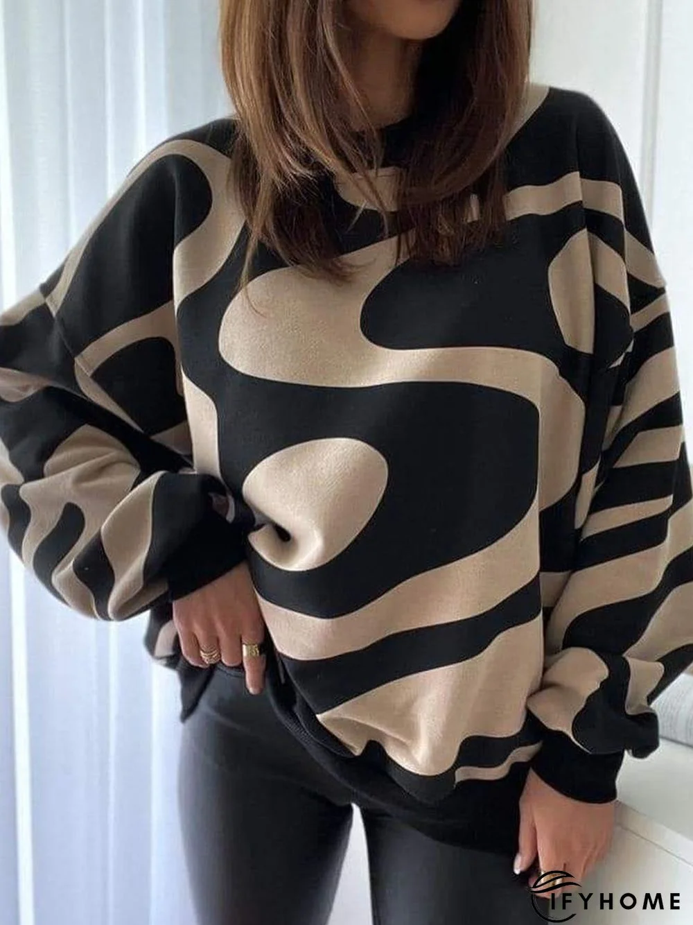 Casual Abstract Sweatshirt | IFYHOME