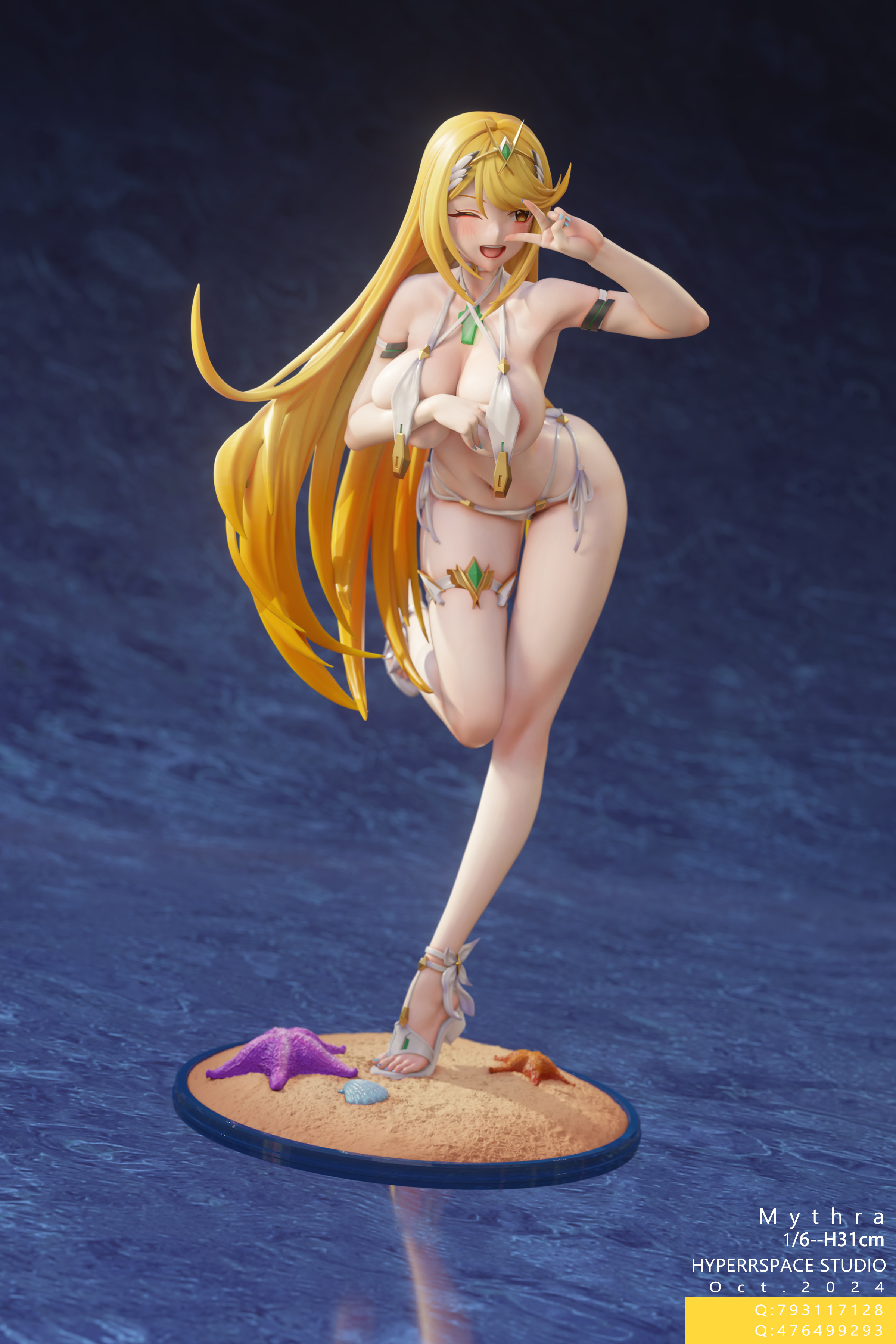 Hyperspace Studio - Xenoblade Mythra & Pyra 1/6 Statue(GK) (Adult 18+)-