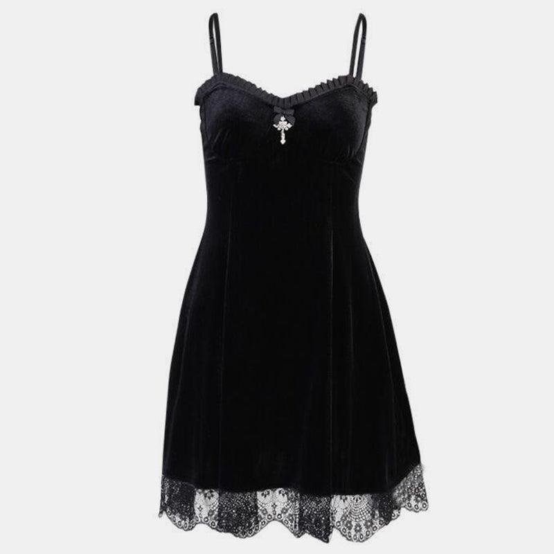 Vintage Lace Halter Dress