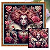 Disney Red Queen-11CT Stamped Cross Stitch 50*50cm/19.69*19.69in