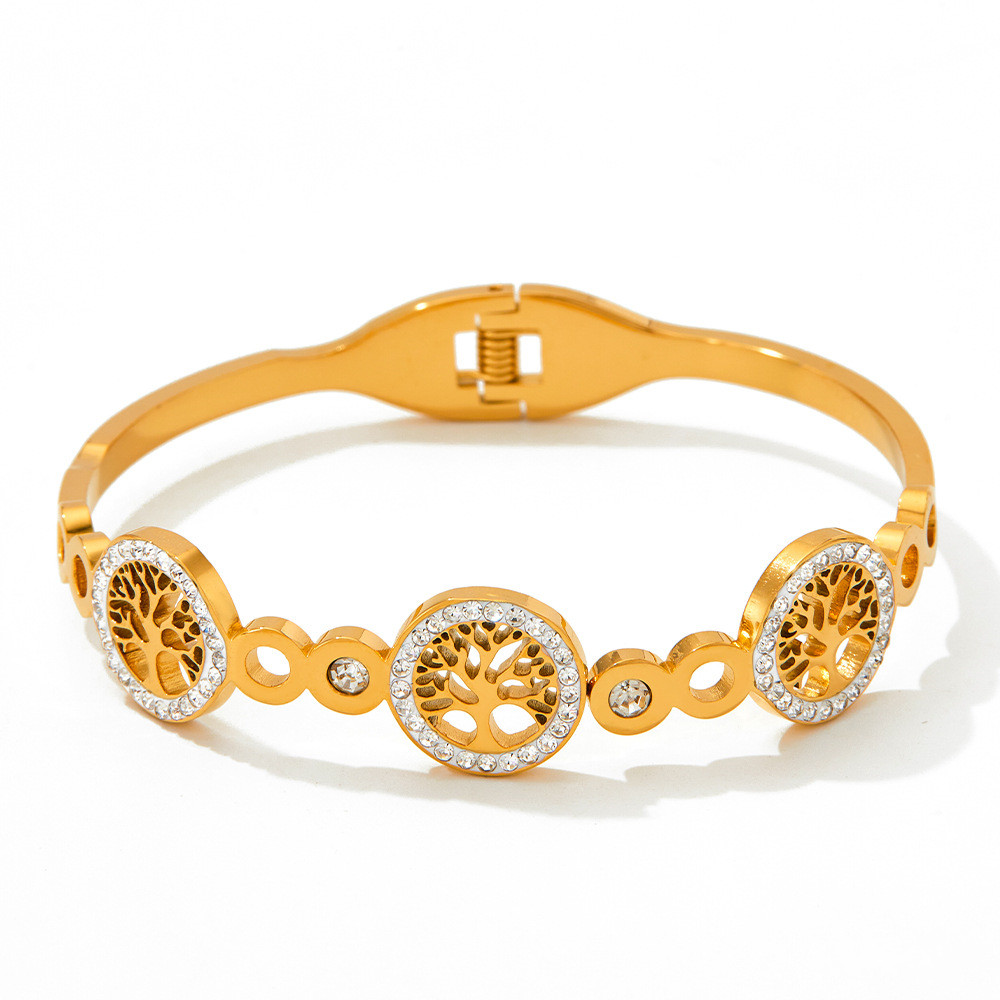 Retro Hollow Tree of Life Spring Opening Section Bracelet | Oxredo Shop Ramadan Sale