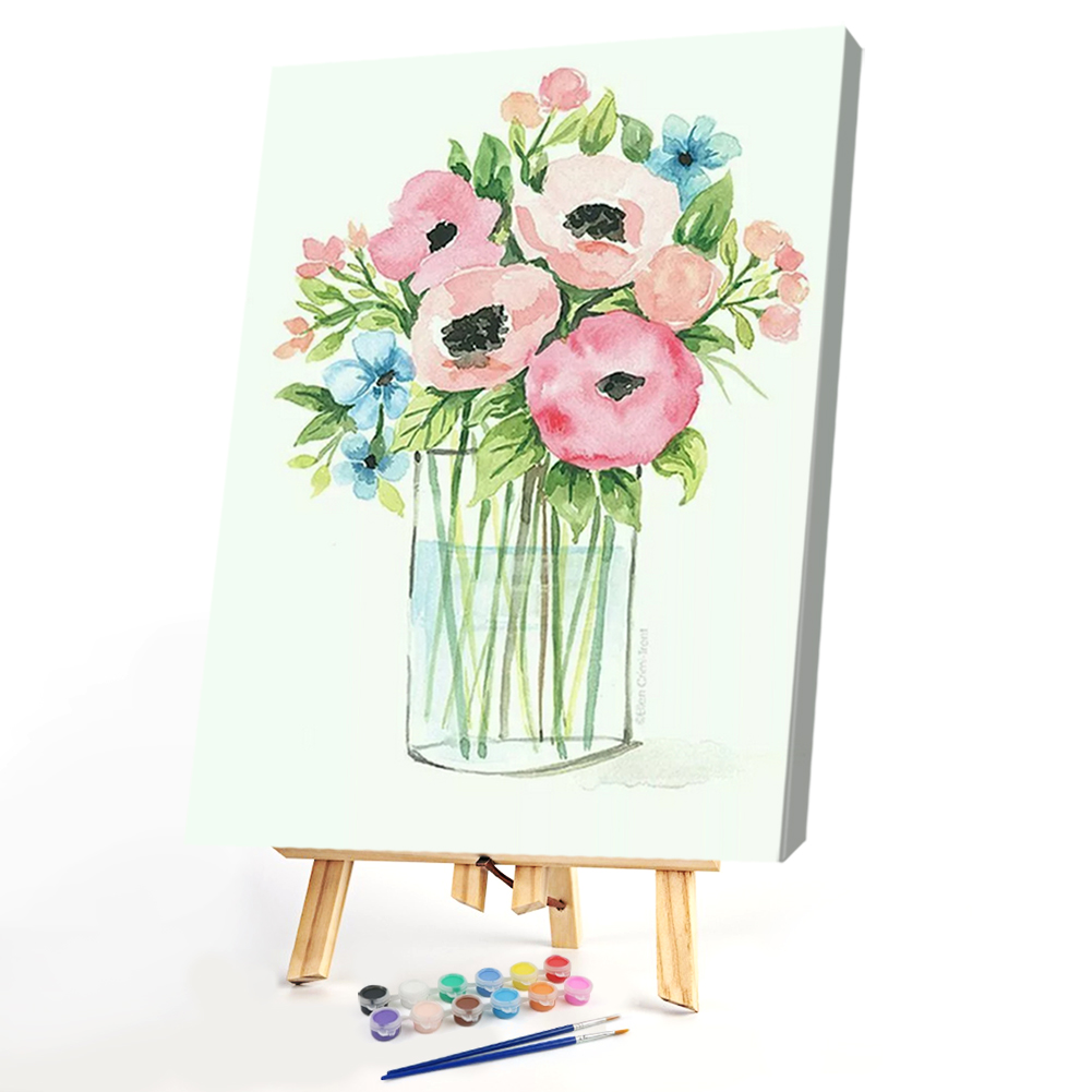 

30*40cm - Paint By Numbers - Flower, 501 Original
