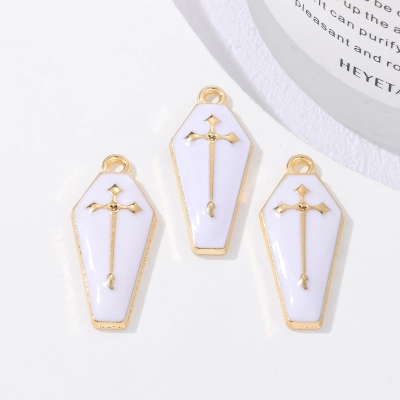 3 PCS/Package 11 * 25mm Hole Under 1mm Alloy Cross Pendant