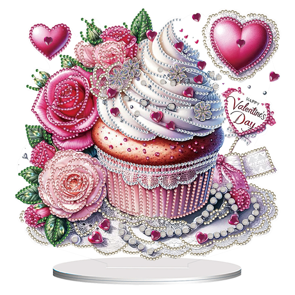 Acrylic Special Shape Desserts Diamond Painting Desktop Ornaments for Home