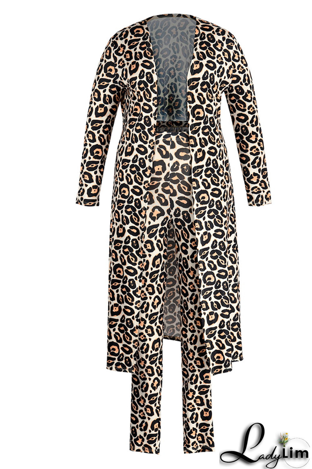 Camouflage Fashion Casual Street Vacation Print Printing cardigan Plus Size Two Pieces
