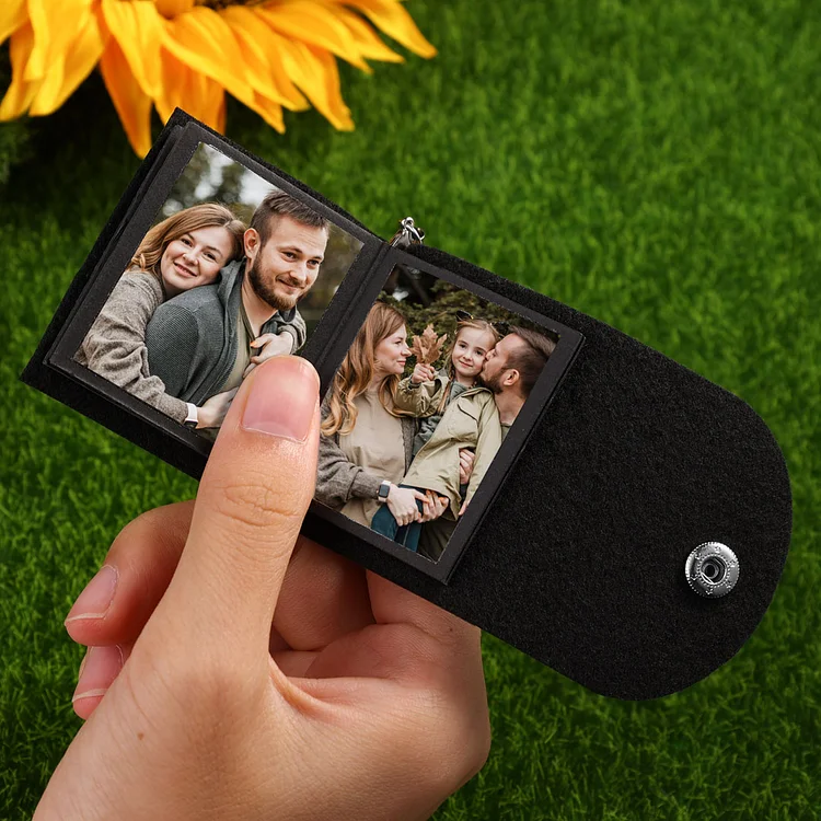 Custom Mini Photo Album Keychain